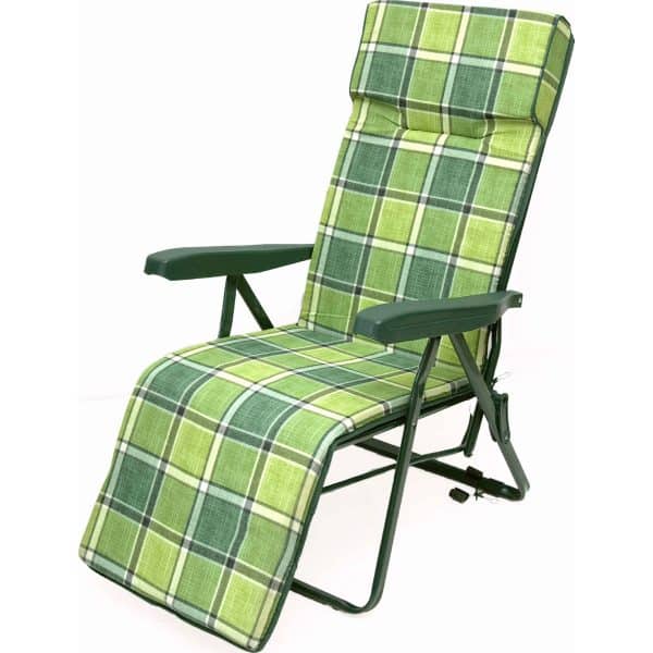 Πολυθρόνα-κρεβάτι πράσινη μεταλλική