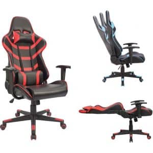 Καρέκλα γραφείου gaming κόκκινη-μαύρη