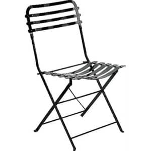 Zappeion garden chair black
