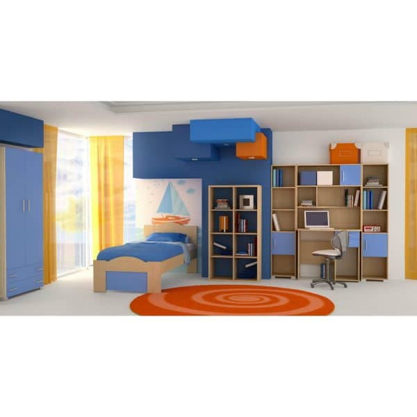 Παιδικό δωμάτιο Κύμα γαλάζιο