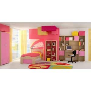 Παιδικό δωμάτιο Κύμα ροζ