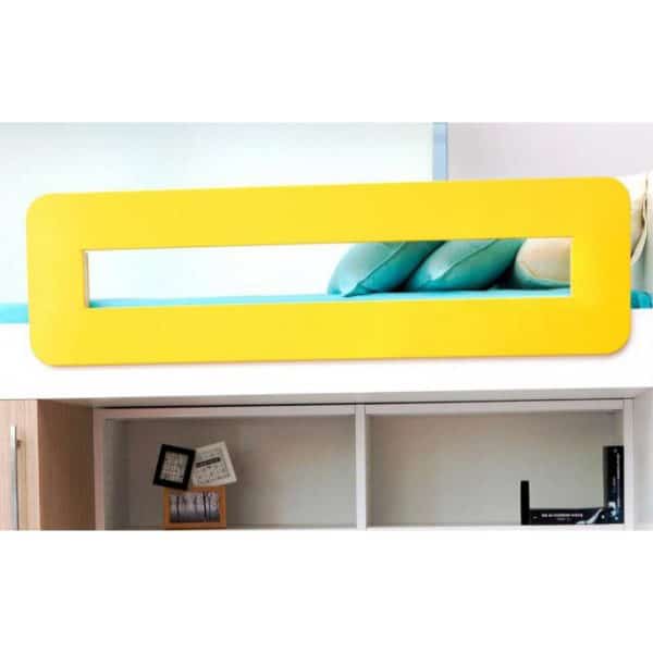 YELLOW bunk bed guardrail